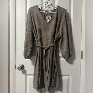 (NWT) H&M | Textured Jersey Dress - Long Sleeve Mini